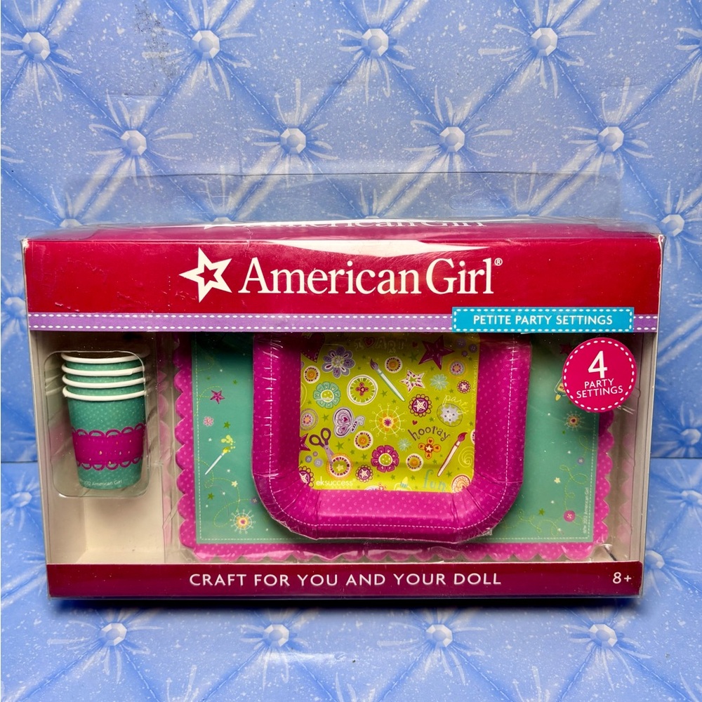American Girl Petite Party Set - Pink and Green